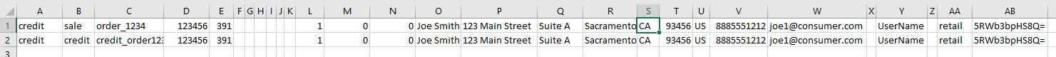 Transaction Upload Example